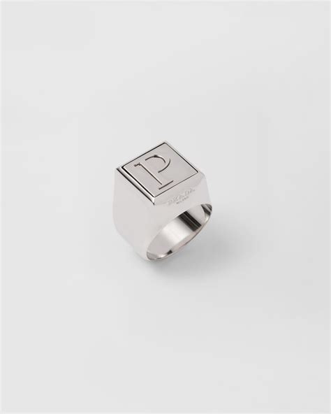 anello di prada|Anello Symbole in argento sterling in Argento .